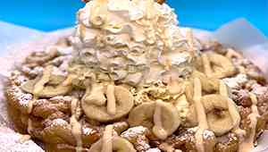 Banana Pudding Funnel Cake Recipe