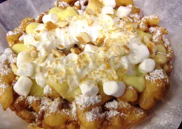 Banana Pudding Funnel Cake Recipe