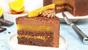 Orange Chocolate Mousse Cake Recipe