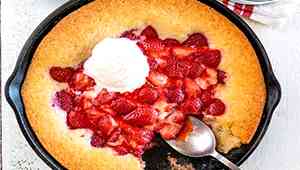 Strawberry Spoon Cake Recipe