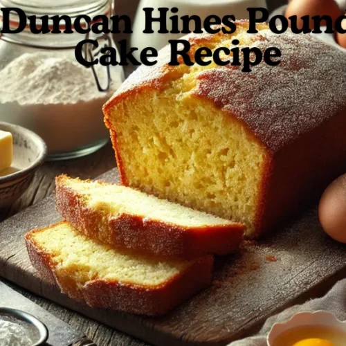 Duncan Hines Pound Cake Recipe